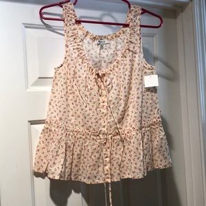 Madewell cotton floral tank